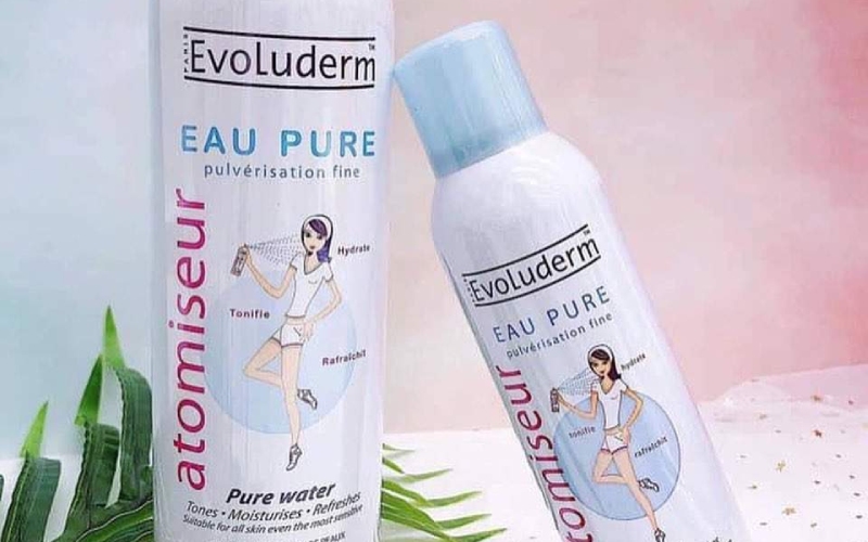 Cách sử dụng xịt khoáng Evoluderm