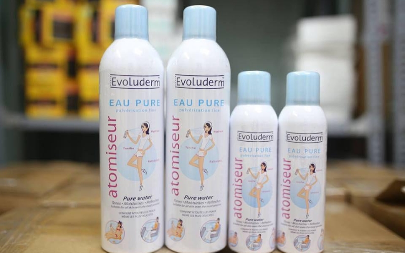 Cách phân biệt xịt khoáng Evoluderm thật, giả?