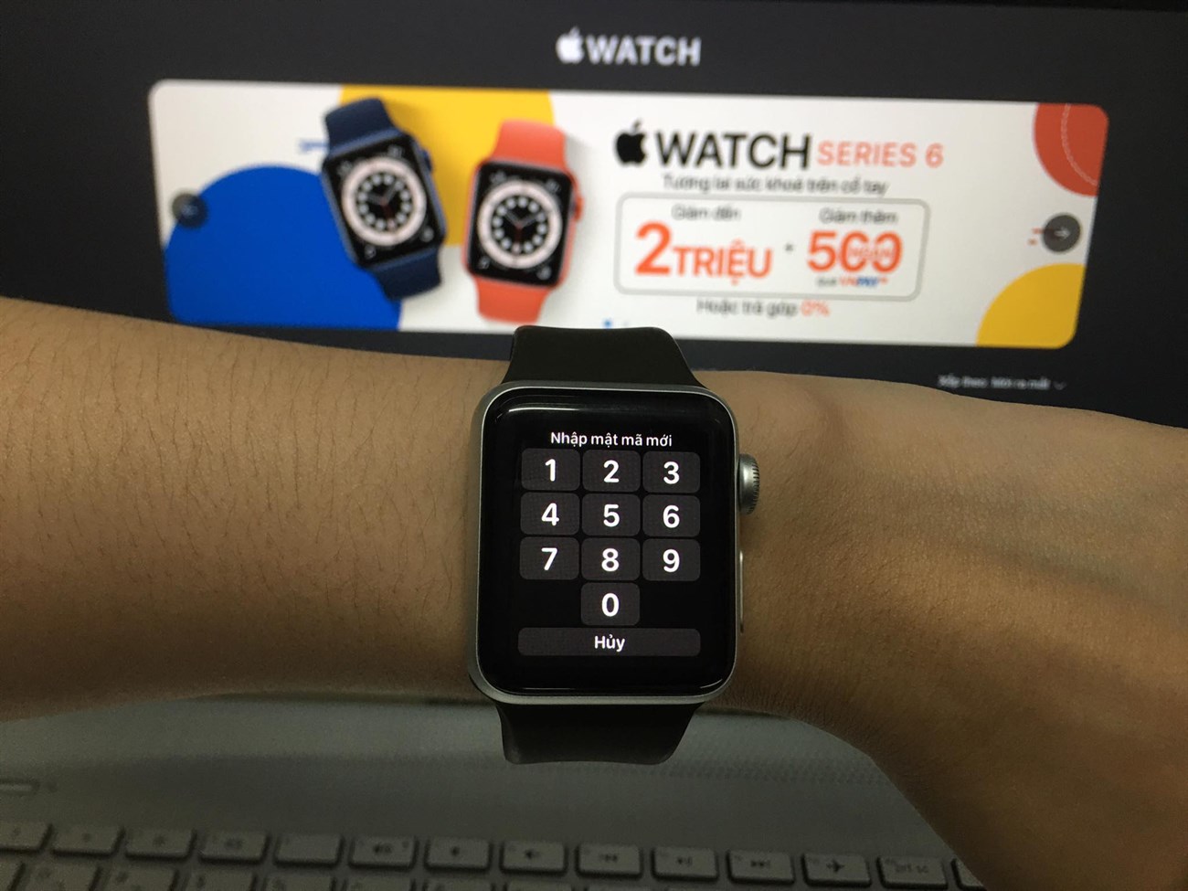 Đặt mật khẩu trên Apple Watch