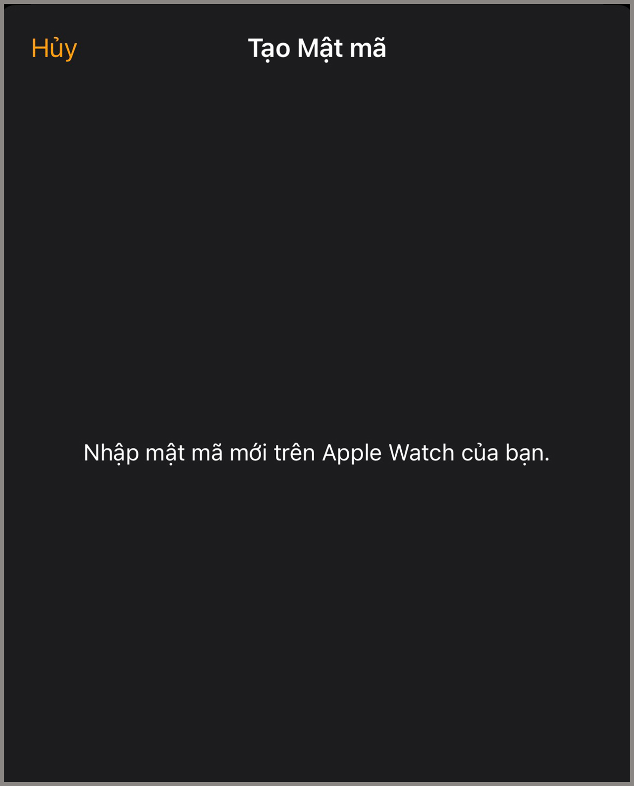 Đặt mật khẩu trên Apple Watch