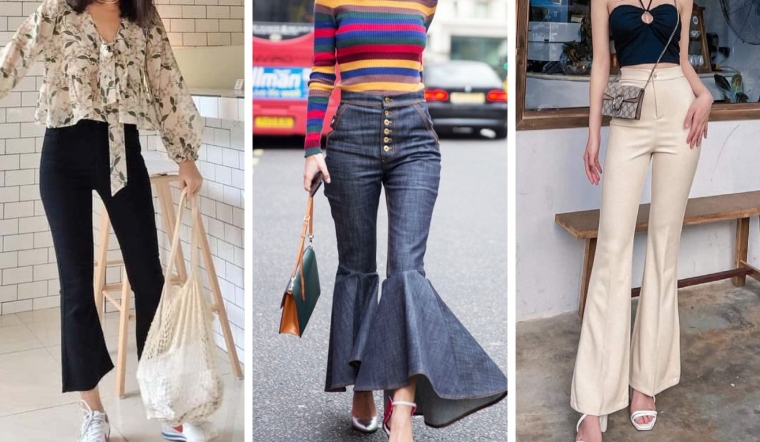 Tổng hợp 20+ cách phối đồ với quần ống loe sành điệu, thời thượng cho nữ