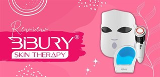 Review máy rửa mặt, máy đẩy tinh chất, mặt nạ ánh sáng của thương hiệu BIBURY