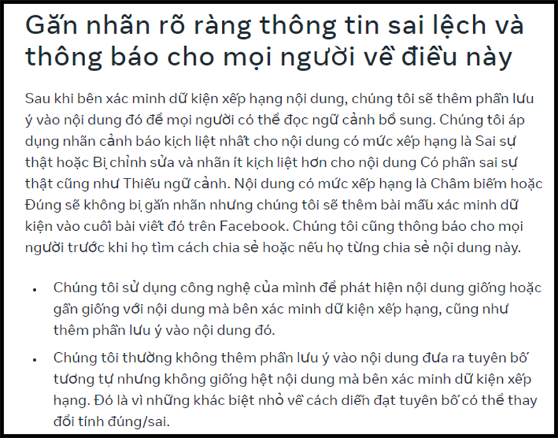 Buoc cuoi cung trong quy trinh Fact-check Buoc cuoi cung trong quy trinh Fact-check