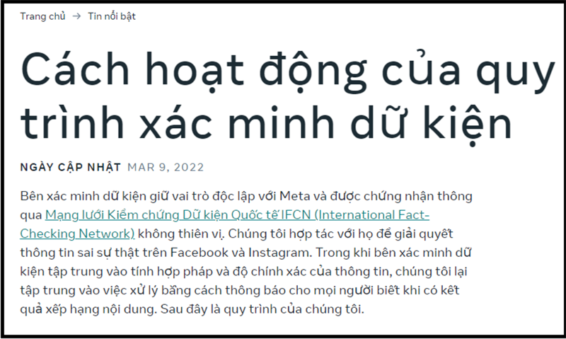 Facebook hop tac voi ben thu ba de xac minh thong tin Facebook hop tac voi ben thu ba de xac minh thong tin
