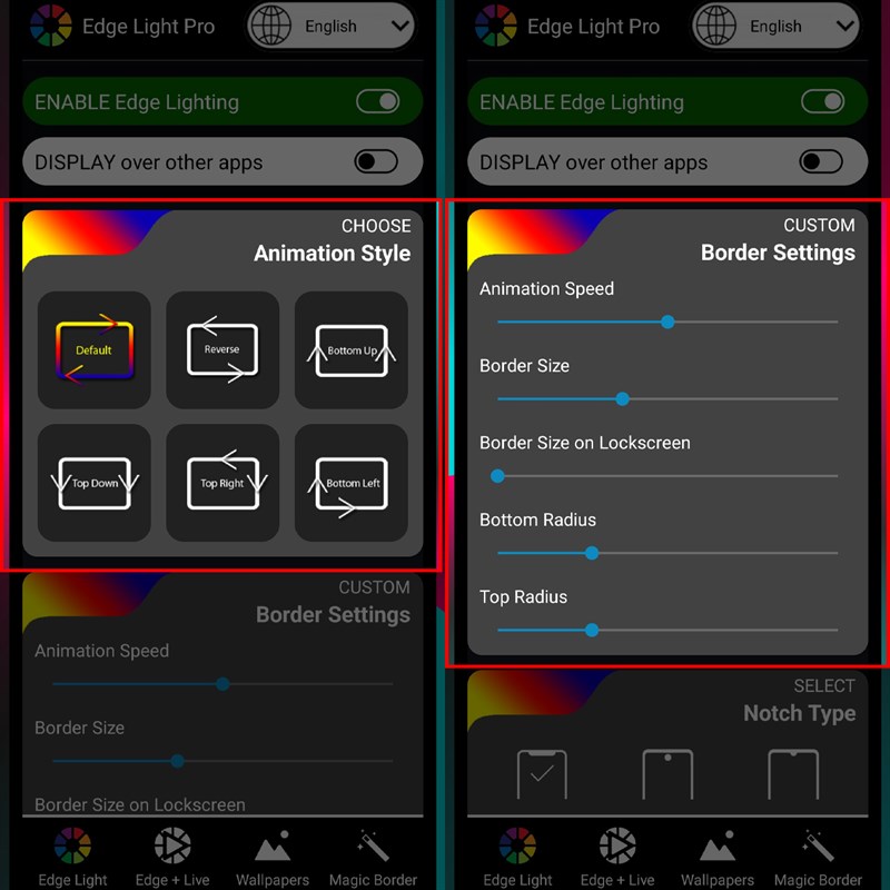 Cách tạo viền sáng RGB trên điện thoại