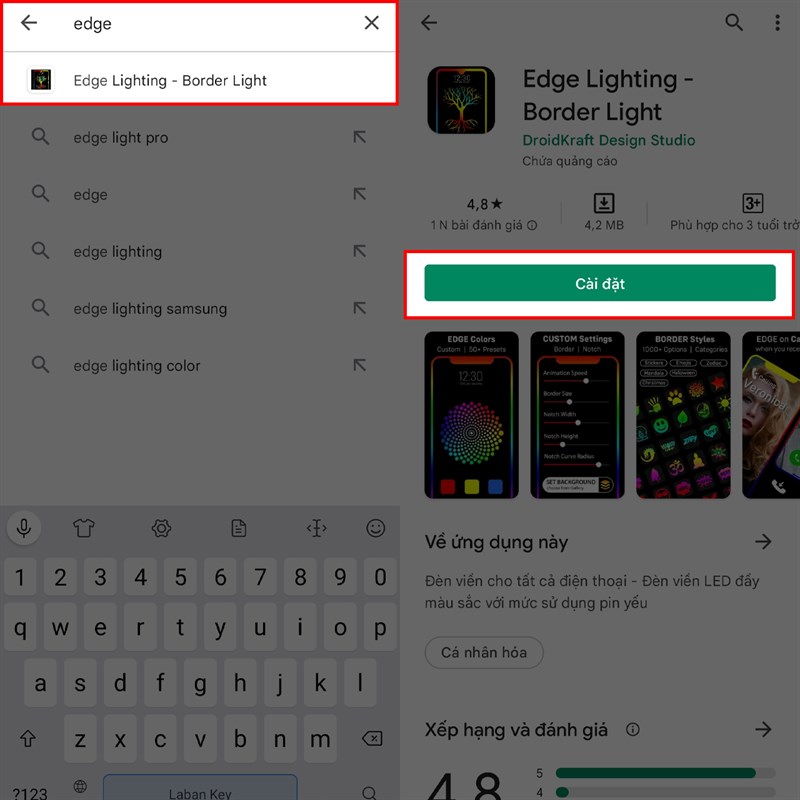 Tạo hình nền viền LED RGB nhấp nháy cho mọi máy Android  YouTube
