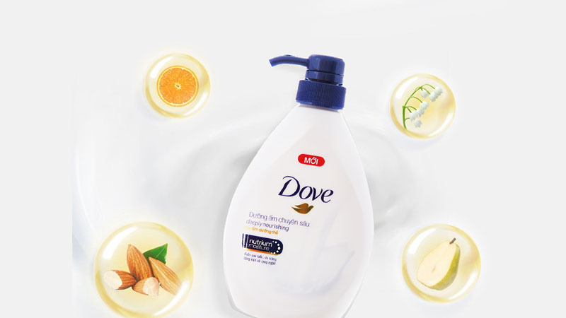Sữa tắm Dove dưỡng thể chuyên sâu