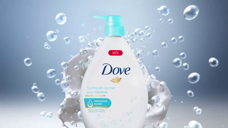 Sữa tắm dưỡng thể Dove dưỡng ẩm dịu mát