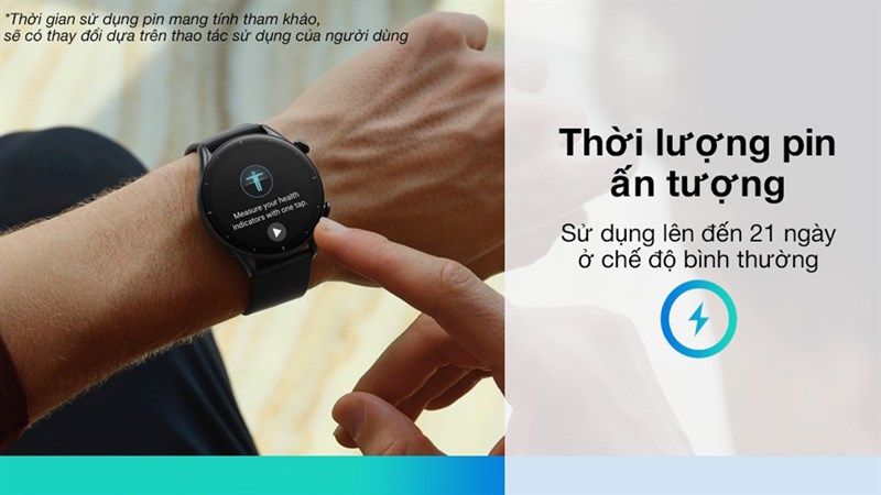 Amazfit GTR 3 có thời lượng pin rất ấn tượng lên đến tối đa 21 ngày Amazfit GTR 3 có thời lượng pin rất ấn tượng lên đến tối đa 21 ngày
