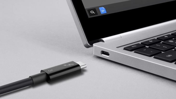 Macbook có Thunderbolt 3 sử dụng cổng USB-C để truyền tải và kết nối