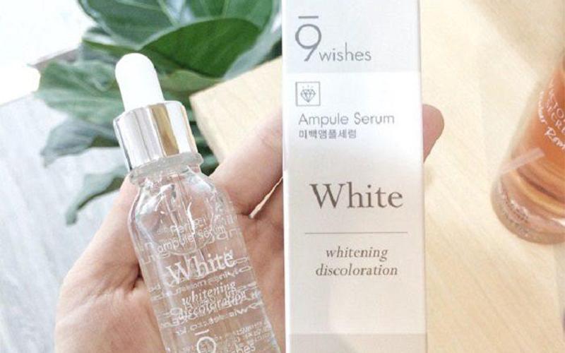 Sản phẩm 9Wishes White Perfect Ampule Serum