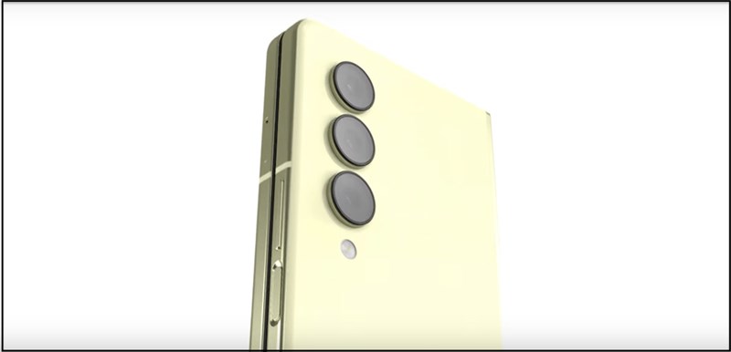 Phần camera sau của Galaxy Z Fold4 sẽ được thiết kế giống với Galaxy S22 Ultra 5G. Nguồn: YouTube Technizo Concept.