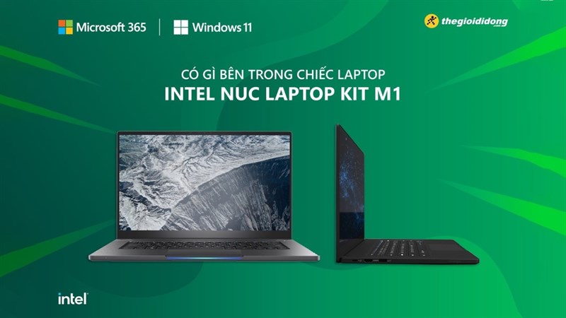 Có gì bên trong chiếc laptop của Intel NUC M15 Laptop Kit M15