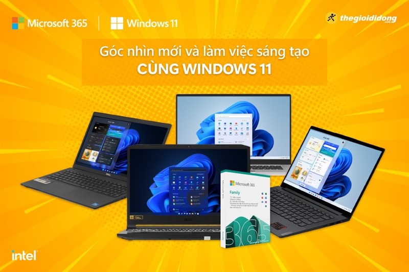 Góc nhìn mới, làm việc sáng tạo cùng Windows 11