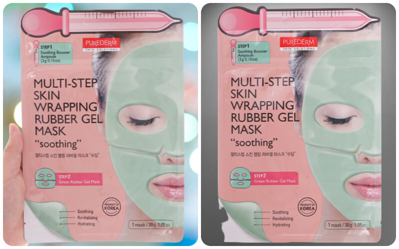 Mặt nạ gel 2 bước tinh chất làm sáng, mềm mịn Purederm