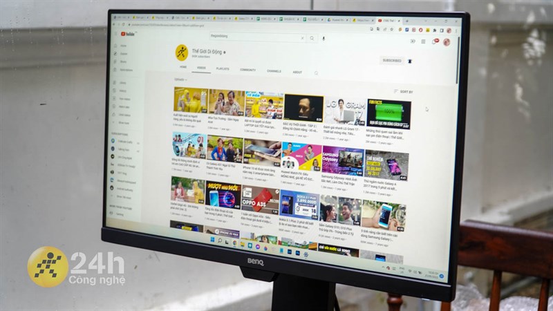 Chất lượng hiển thị của BenQ GW2480T tương đối tốt.