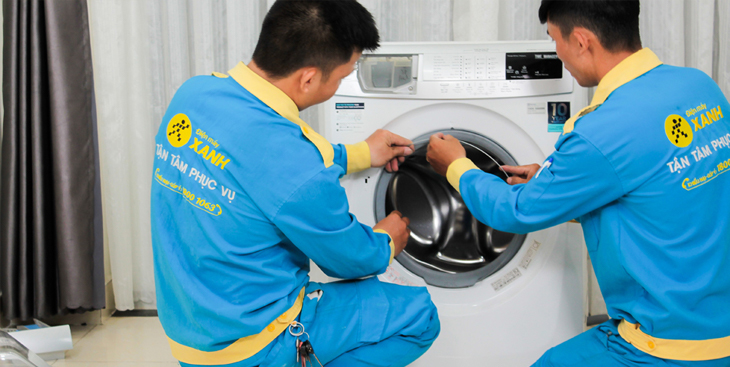 Liên hệ Dịch vụ Tận Tâm để được hỗ trợ thay thế các bộ phận máy giặt