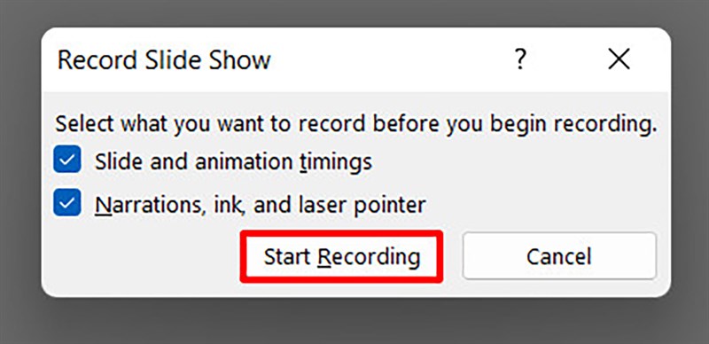 Cách lồng tiếng vào trong PowerPoint