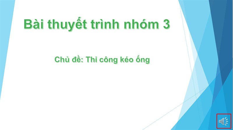 Cách lồng tiếng vào trong PowerPoint