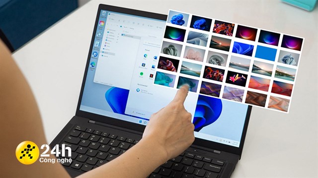 Có cách nào để tải và thiết lập một hình ảnh mới từ Internet làm hình nền trên máy tính HP Windows 11 không?
