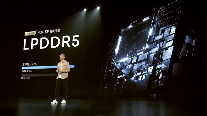 Redmi Note 11T Pro+ được trang bị RAM 8 GB LPDDR5 mới nhất cùng 128 GB bộ nhớ trong (tối đa 512 GB) Redmi Note 11T Pro+ được trang bị RAM 8 GB LPDDR5 mới nhất cùng 128 GB bộ nhớ trong (tối đa 512 GB)