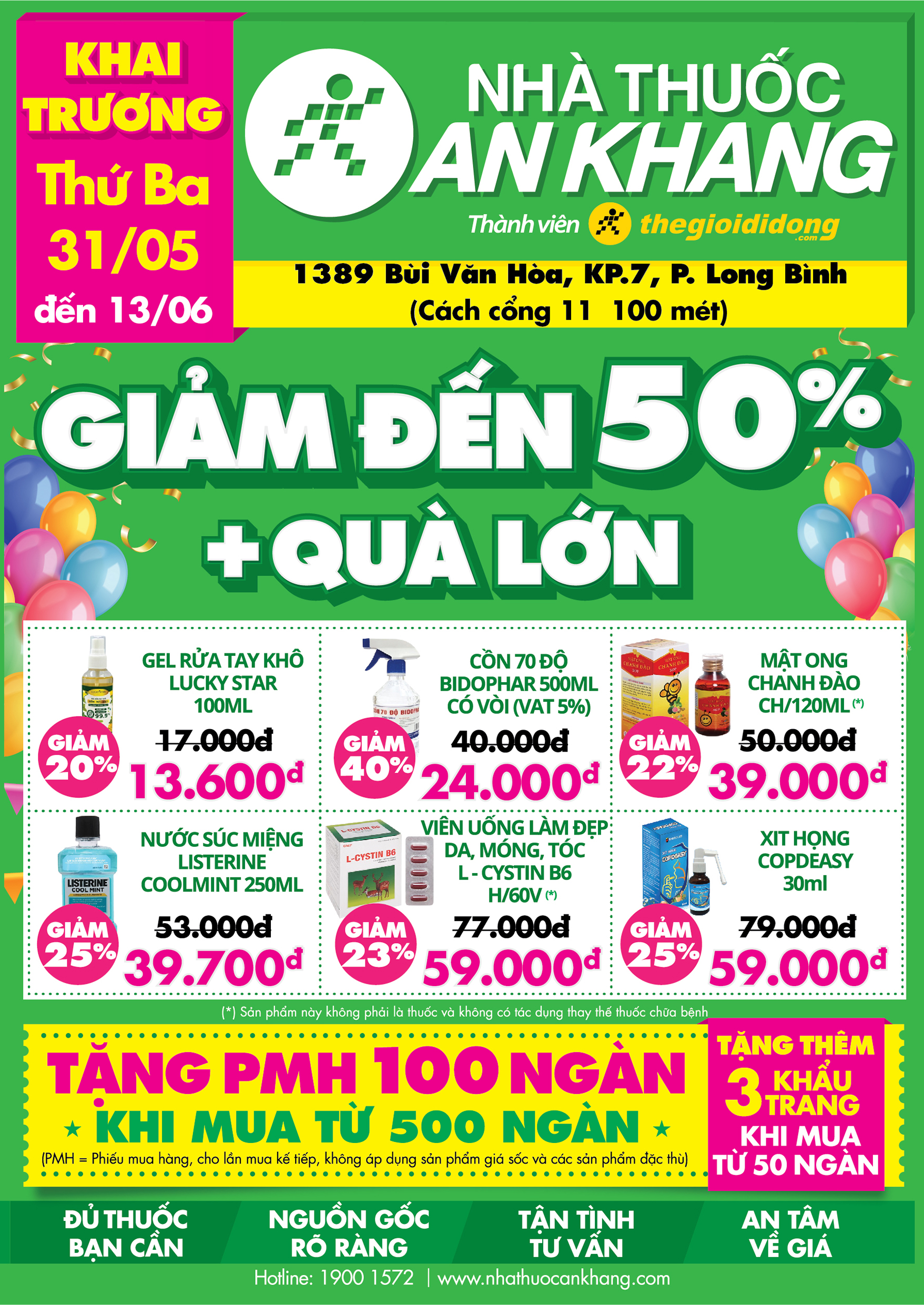 Khuyến mãi nhà thuốc An Khang