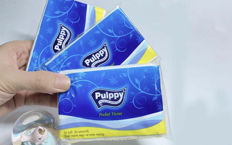 Khăn giấy bỏ túi Pulppy 2 lớp 6 gói