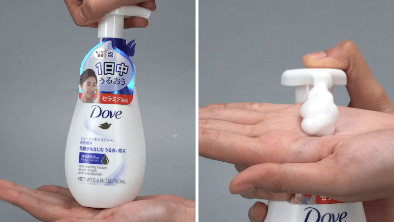 Sữa rửa mặt bọt mịn Dove dưỡng ẩm