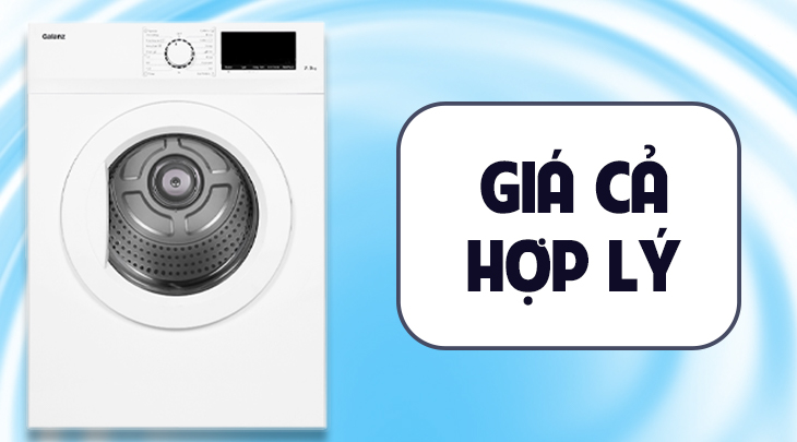 Máy sấy thông hơi Galanz 7 Kg DV-70T5C(W) có giá siêu “hạt dẻ”, phù hợp với ngân sách của nhiều hộ gia đình ở Việt Nam