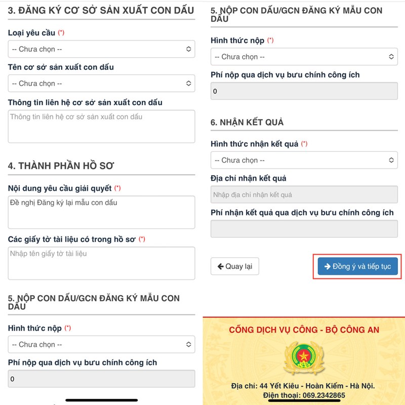 Cách đăng ký lại mẫu con dấu Cách đăng ký lại mẫu con dấu