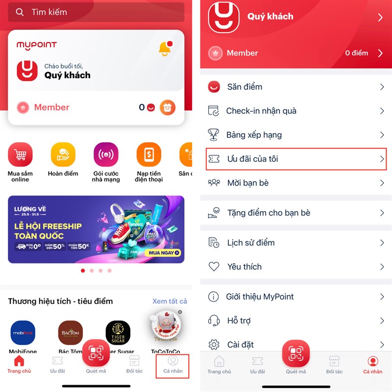 Cách nhận gói quà 1 triệu đồng từ MyPoint