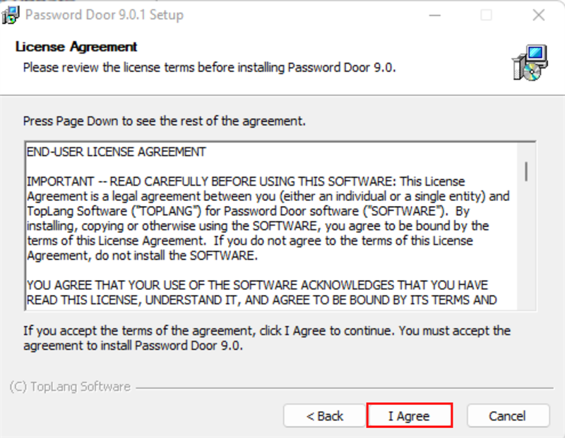 Tiếp tục ấn vào nút I Agree. Tiếp tục ấn vào nút I Agree.