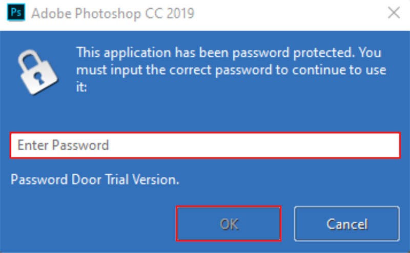 Các bạn chỉ cần điền vào mật khẩu đã tạo và ấn nút OK là được. Các bạn chỉ cần điền vào mật khẩu đã tạo và ấn nút OK là được.