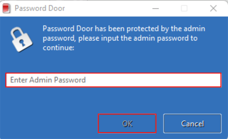 Điền vào mật khẩu vừa tạo Điền vào mật khẩu vừa tạo
