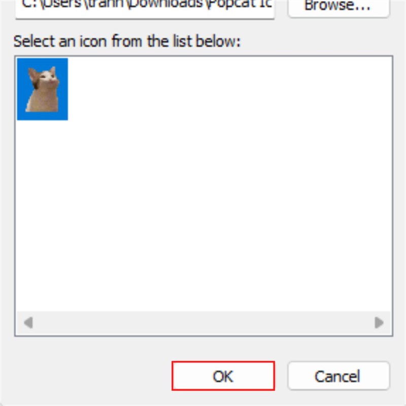 Cách thay đổi biểu tượng thùng rác thành hình con mèo trên Windows 11