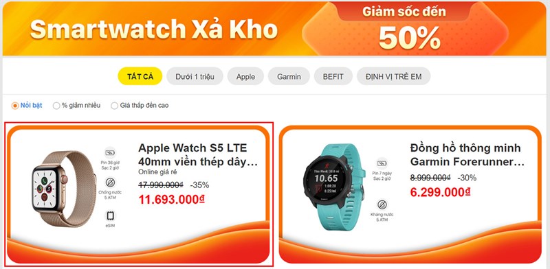 săn deal Smartwatch