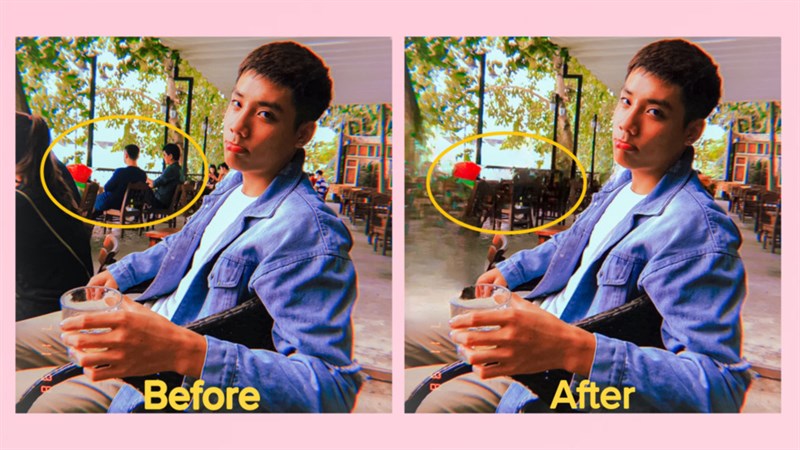 Cách xóa chi tiết thừa trong ảnh