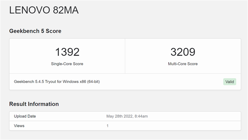 Điểm GeekBench 5 của Lenovo Yoga Duet 7 13ITL6. Điểm GeekBench 5 của Lenovo Yoga Duet 7 13ITL6.
