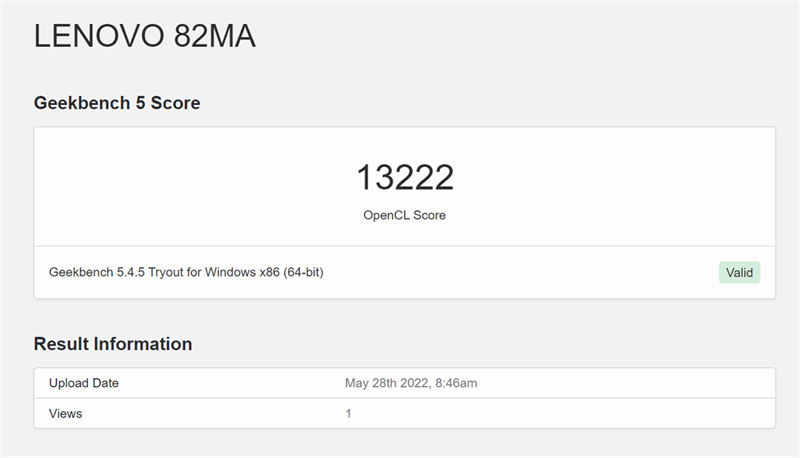 Điểm GeekBench 5 của Lenovo Yoga Duet 7 13ITL6. Điểm GeekBench 5 của Lenovo Yoga Duet 7 13ITL6.