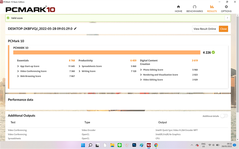 Điểm PCMark 10 của Lenovo Yoga Duet 7 13ITL6. Điểm PCMark 10 của Lenovo Yoga Duet 7 13ITL6.