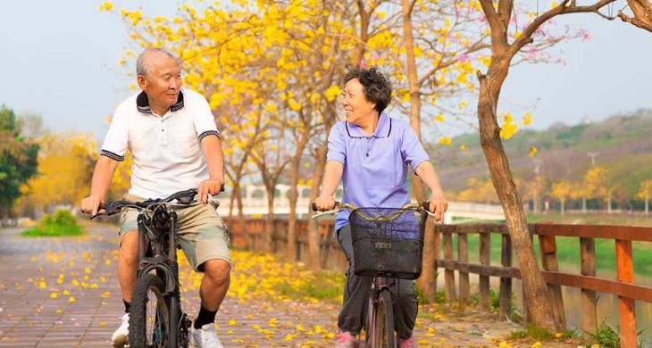 Người già nên đi bộ hay đi xe đạp? Lợi ích đối với sức khoẻ người cao tuổi > Người già nên đi bộ hay đi xe đạp