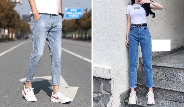 Cách chọn size quần jean cho nam nữ đơn giản, chuẩn xác