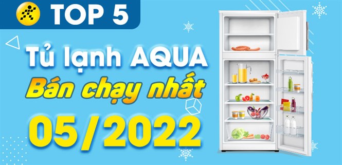 Top 5 tủ lạnh Aqua bán chạy nhất tháng 05/2022 tại Điện máy XANH