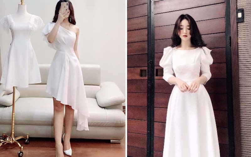 Những mẫu đầm dạ hội trắng đẹp cho 5 dáng người cơ bản