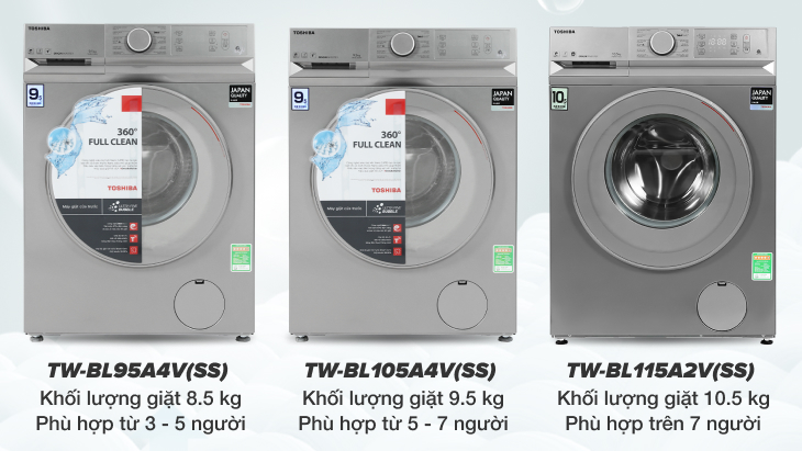 Đánh giá chi tiết dòng máy giặt thông minh Toshiba TW-BL