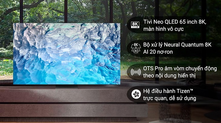 Smart Tivi Neo QLED 8K 65 inch Samsung QA65QN900B mang lại sự trải nghiệm tuyệt vời cho người dùng