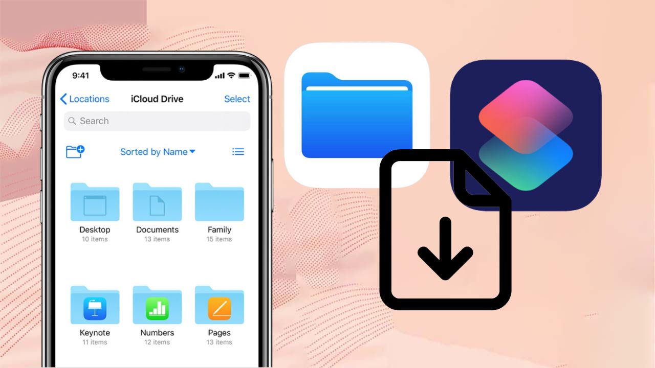 Cách tải file bằng Shortcuts trên iPhone