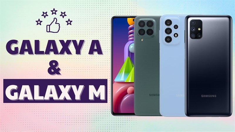 Điện thoại series A và series M giá tốt.