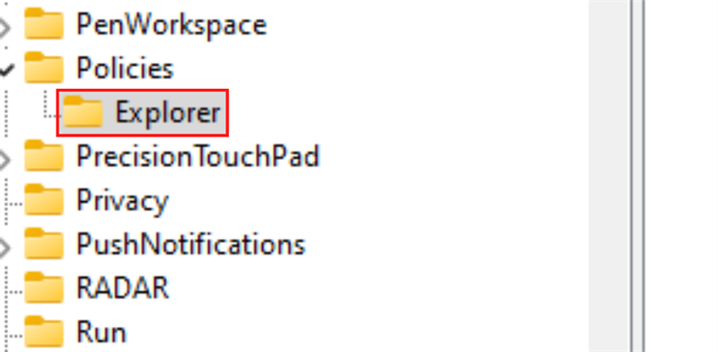  Đặt tên cho thư mục mới là Explorer