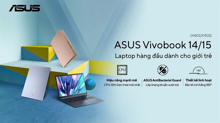ASUS lộ diện dòng Vivobook 14, Vivobook 15 với vi xử lý Intel thế hệ thứ 12 mới nhất > Các tính năng khác đi kèm